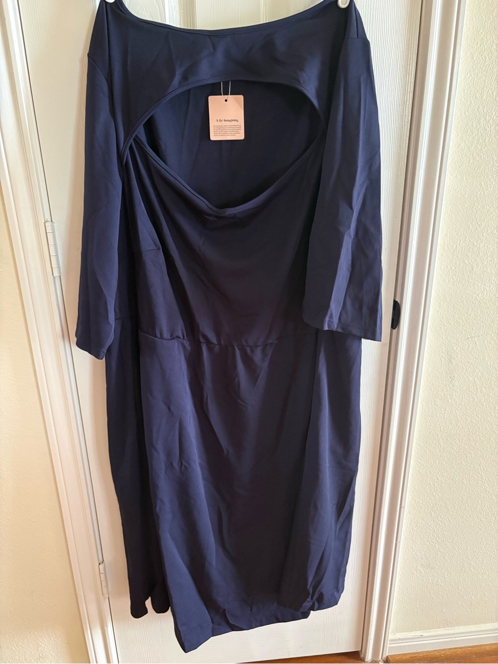 BloomChic Navy Midi Dress